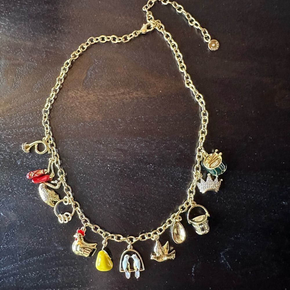 Talbots 12 Days of Christmas Charm Necklace - Picture 8 of 10
